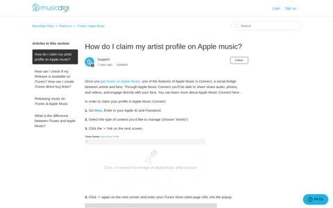 How do I claim my artist profile on Apple music? – MusicDigi ...