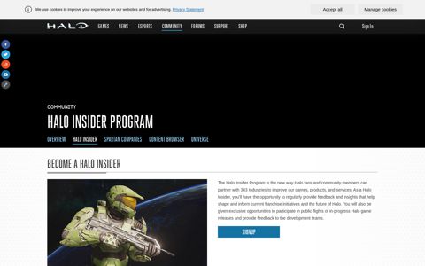 Halo Insider Program | Community | Halo - Official Site