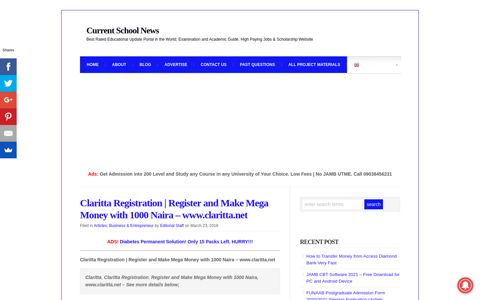 Claritta Registration | Register and Make Mega Money with ...