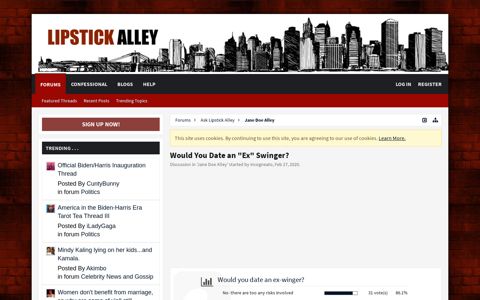 Would You Date an "Ex" Swinger? | Lipstick Alley