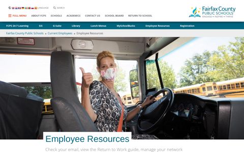 Employee Resources | Fairfax County Public Schools