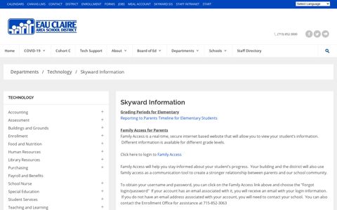 Skyward Information - ECASD