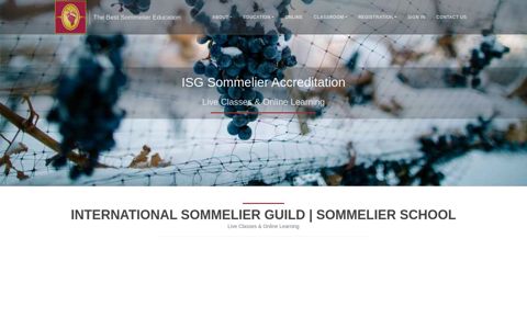 International Sommelier Guild | Sommelier School