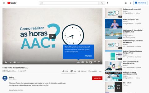 Saiba como realizar horas AAC - YouTube