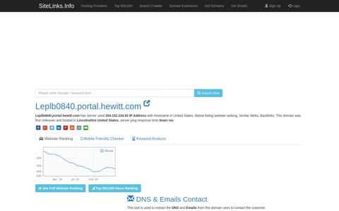 Leplb0840.portal.hewitt.com | 204.152.234.92, Similar Webs ...