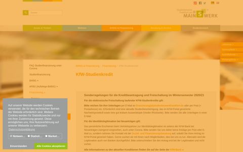 KfW-Studienkredit - Studentenwerk Frankfurt