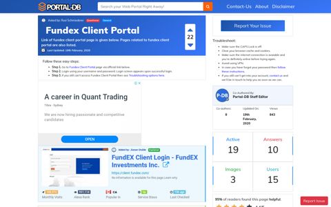 Fundex Client Portal