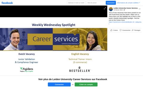 Leiden University Career Services - Facebook