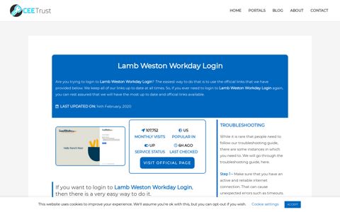 Lamb Weston Workday Login - Find Official Portal - CEE Trust