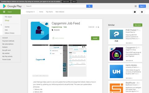 Capgemini Job Feed - Apps on Google Play