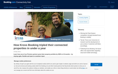How Kross Booking tripled their connected properties in under ...