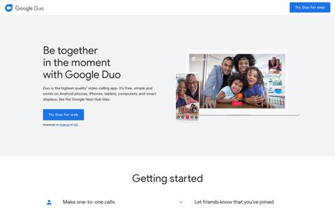Google Duo - Free High-Quality Video Calling App