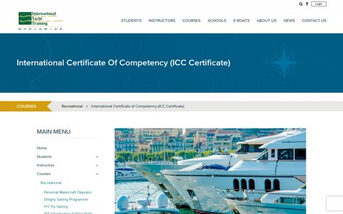 International Certificate of Competency (ICC Certificate) | IYT ...