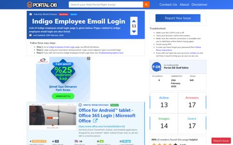 Indigo Employee Email Login - Portal-DB.live