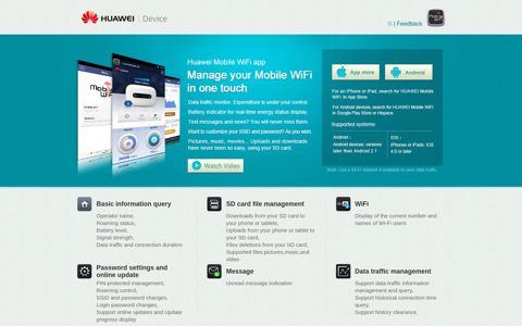 Huawei Mobile WiFi app - Huawei Device., Co Ltd..