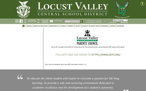 Locust Valley Central School District Students & Parents | LVE ...