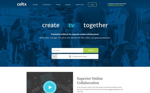 Celtx: Scriptwriting & Pre-production Tools for Video and ...