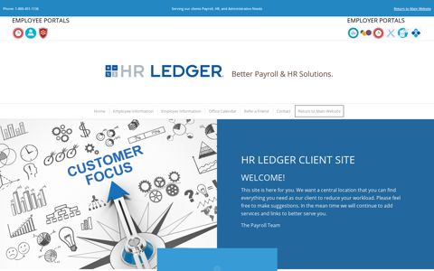 Client Website - Home - HR Ledger, Inc.