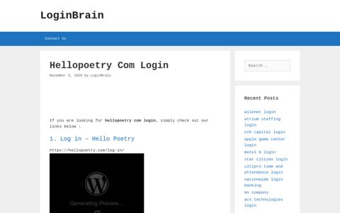 Hellopoetry Com - Log In - Hello Poetry - LoginBrain