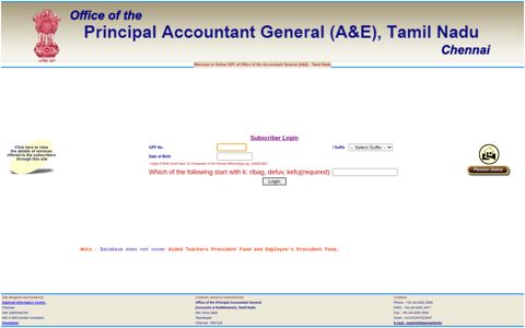 Accountant General (A&E)