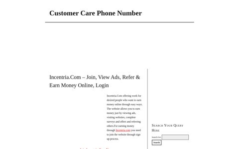 Incentria.Com - Join, View Ads, Refer & Earn Money Online ...