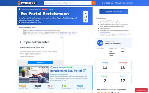 Ess Portal Bertelsmann