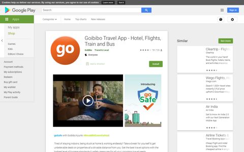 Goibibo Travel App - Hotel, Flights, Train and Bus - Apps on ...