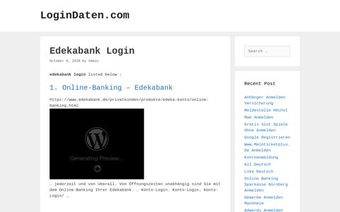 Edekabank Login - LoginDaten.com