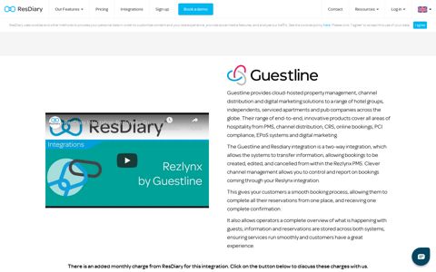 Guestline | ResDiary