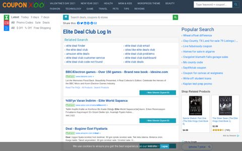 Elite Deal Club Log In - 12/2020 - Couponxoo.com