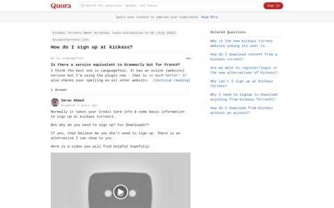How to sign up at kickass - Quora