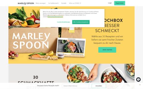 Die Kochbox für Paare, Familien und Freunde｜Marley Spoon