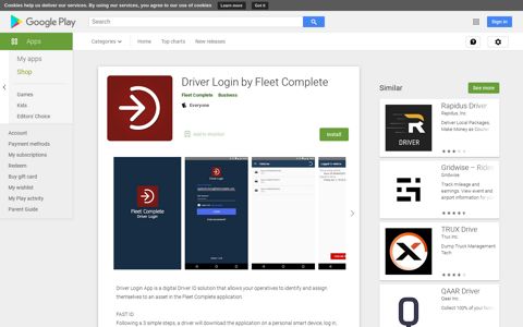 Driver Login by Fleet Complete - Apps on Google Play