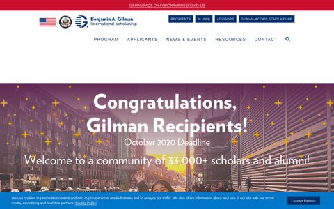 Benjamin A. Gilman International Scholarship Program - Study ...