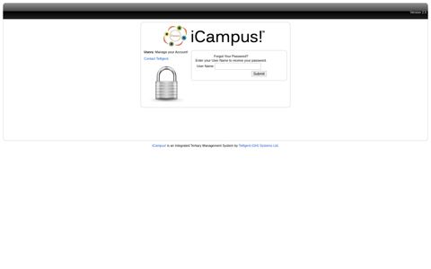 Forgot Password? - iCampus