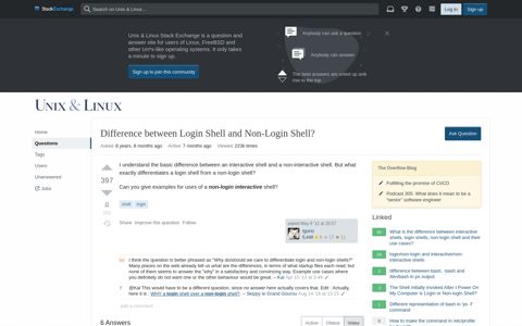 Difference between Login Shell and Non-Login Shell? - Unix ...