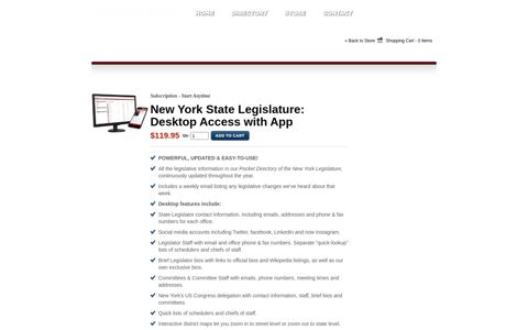 GovBuddy - Store - New York Legislature: Desktop Access ...