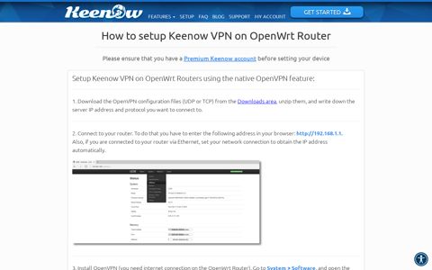 Setup Keenow Unblocker VPN on your DD-Wrt router