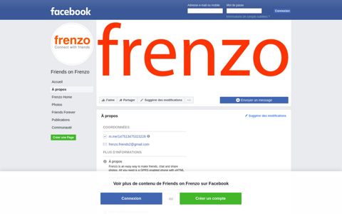 Friends on Frenzo - About | Facebook