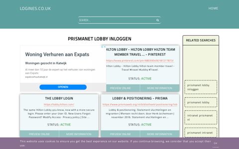 prismanet lobby inloggen - General Information about Login