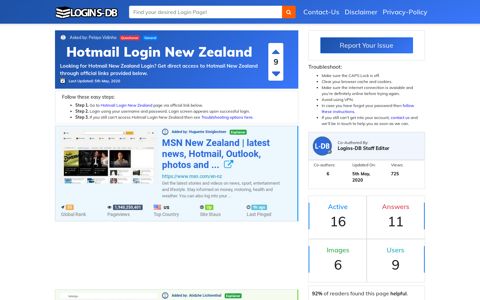 Hotmail Login New Zealand - Logins-DB