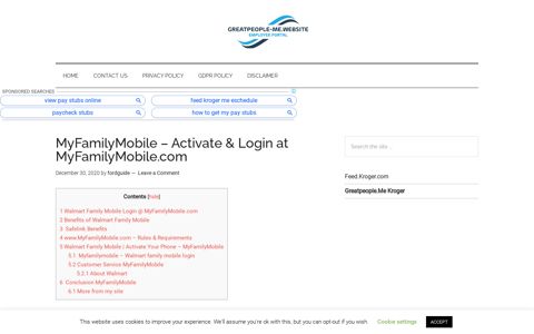 MyFamilyMobile – Activate & Login at MyFamilyMobile.com