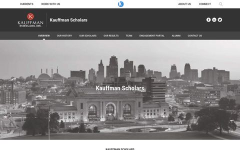 Kauffman Scholars - Ewing Marion Kauffman Foundation