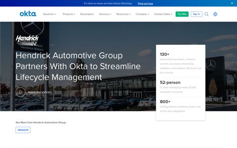 Hendrick Automotive Group | Okta
