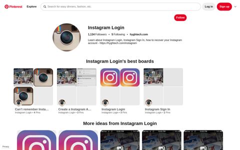 Instagram Login (instagramlogin) on Pinterest
