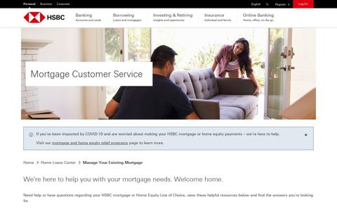 Mortgage Help - Home Loans - HSBC Bank USA