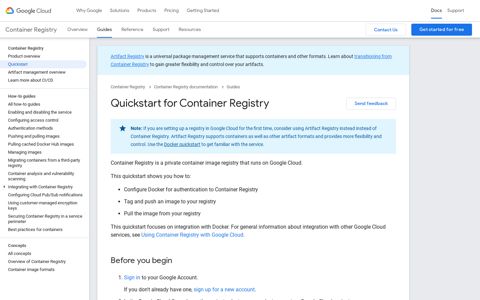 Quickstart for Container Registry | Google Cloud
