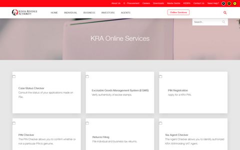 Online Services - KRA
