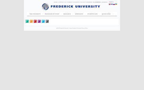 e-Learning | - Frederick University, Nicosia - Limassol