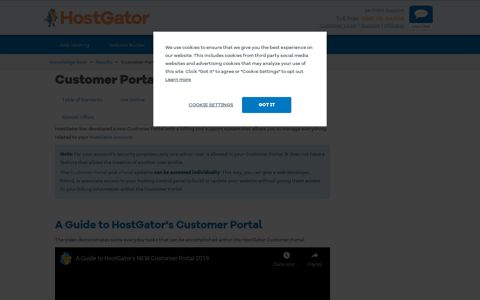 Customer Portal Overview | HostGator Support